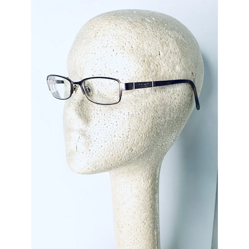 Kate Spade Bronze Gold Metal Frame w Tortoise Temple Glasses Averil 49 16 135